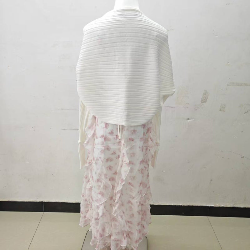 Long-Term Spot 2025 Spring Rare Competition Jiang Huiyuan'S Same Style French Holiday Floral Long Skirt Suspender Dress - Image 5